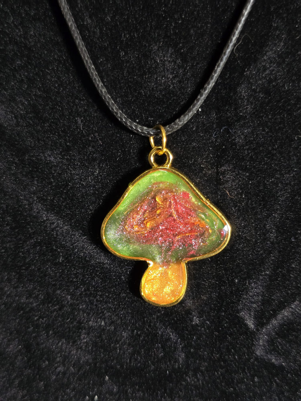 Trip's On Me - Mushroom Resin Pendant