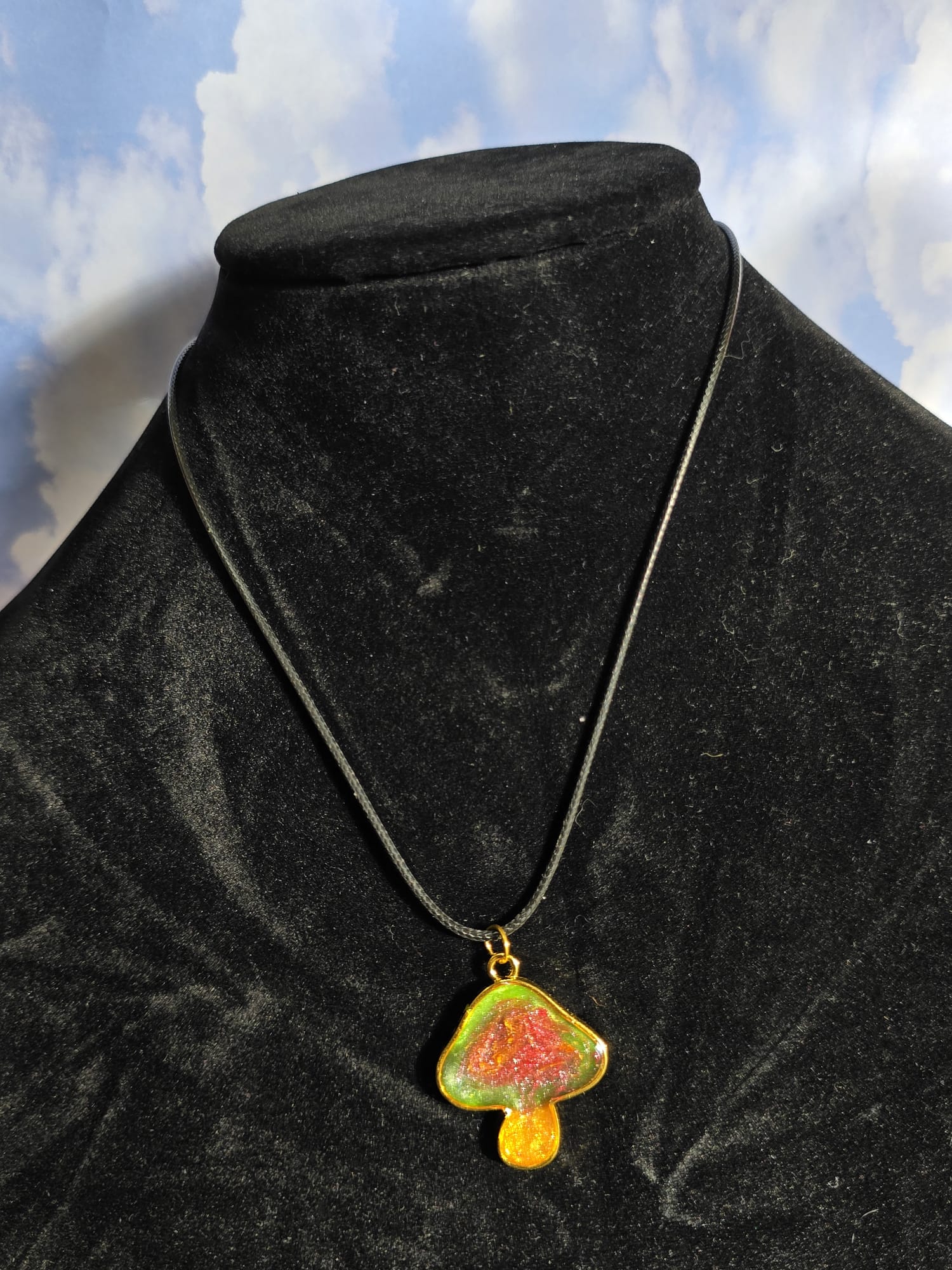 Trip's On Me - Mushroom Resin Pendant