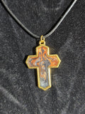 Cosmic Cross - Cosmic Resin Pendant